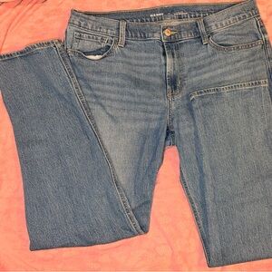 Old Navy Women's Classic Straight Leg Jeans - Blue